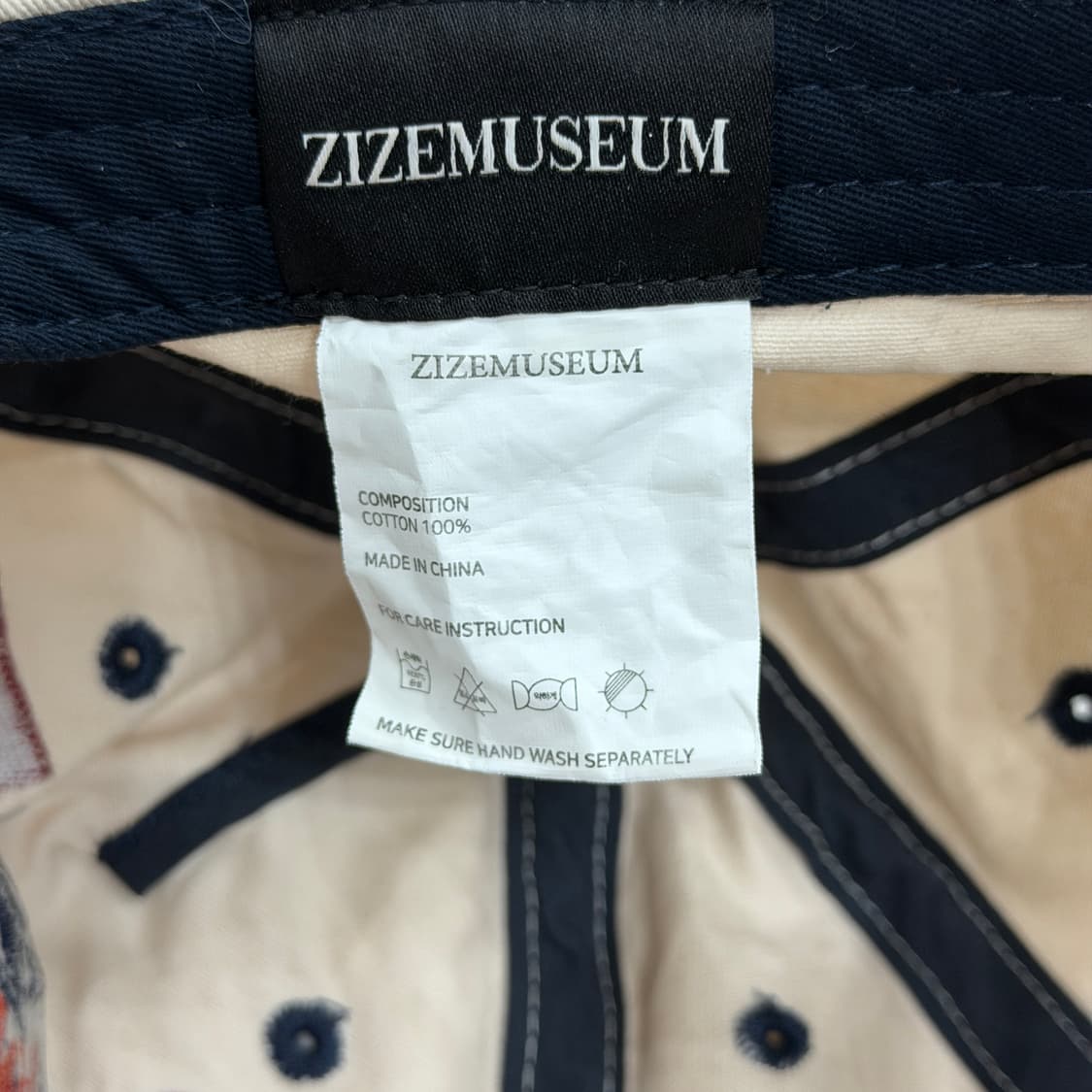 지제뮤지엄 2.21 캡 모자 네이비 상품이미지4