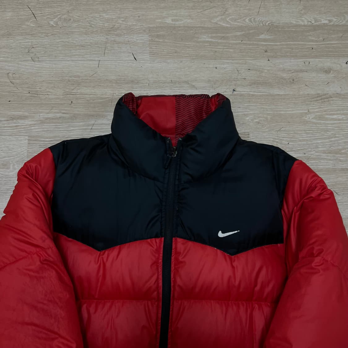 나이키 덕다운 리버시블 스탠드넥 푸퍼패딩 점퍼 [레드] M/95 상품이미지2
