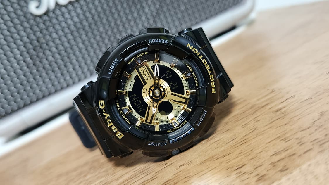 # 지샥 카시오 베이비지 아나디지 검금 시계 급처 / 여자지샥 상품이미지4