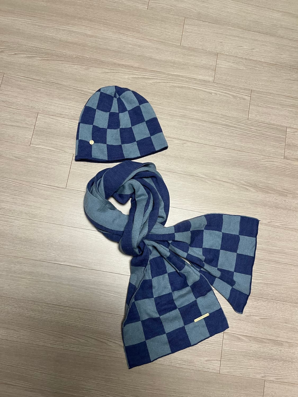 더오픈프로덕트 CHESSBOARD CHECK BEANIE,MUFFLER 상품이미지2