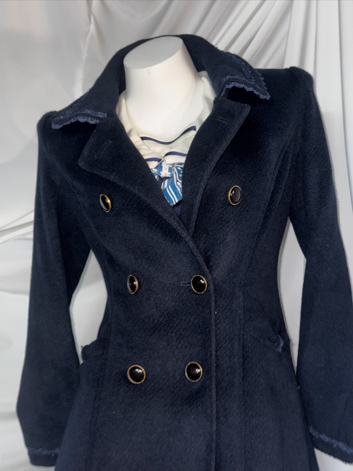 엑시즈팜 네이비 자수 리본 코디세트  상품이미지6