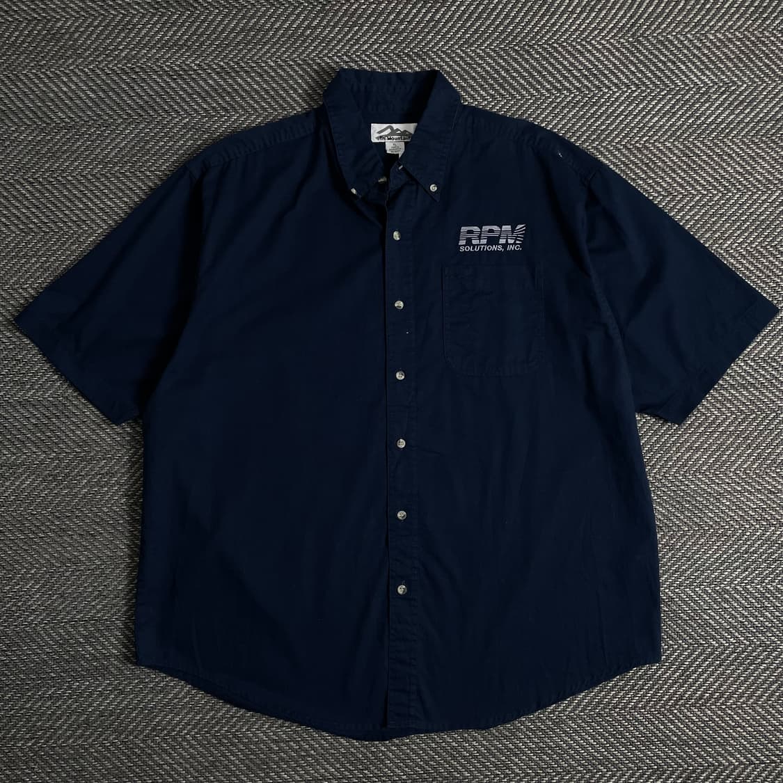 USA 오리지날 빈티지 박시핏 워크 셔츠 네이비 o 3118 상품이미지1