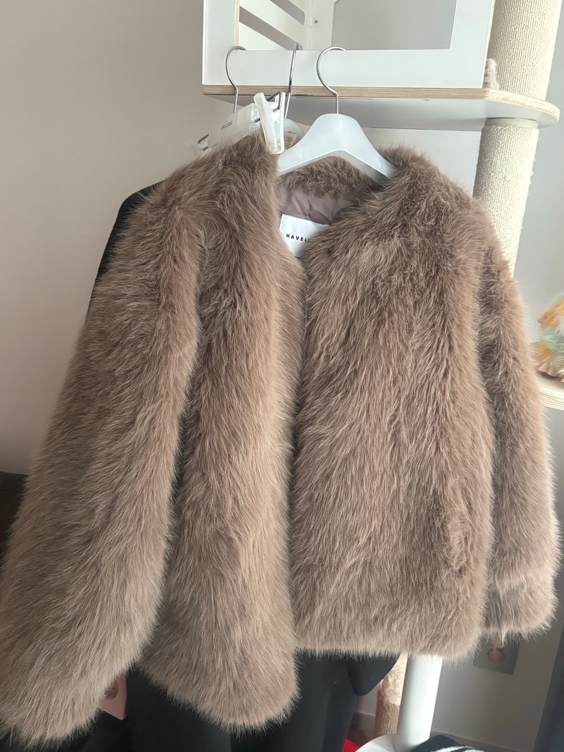 Haveless 블레어 퍼자켓 브라운 상품이미지5