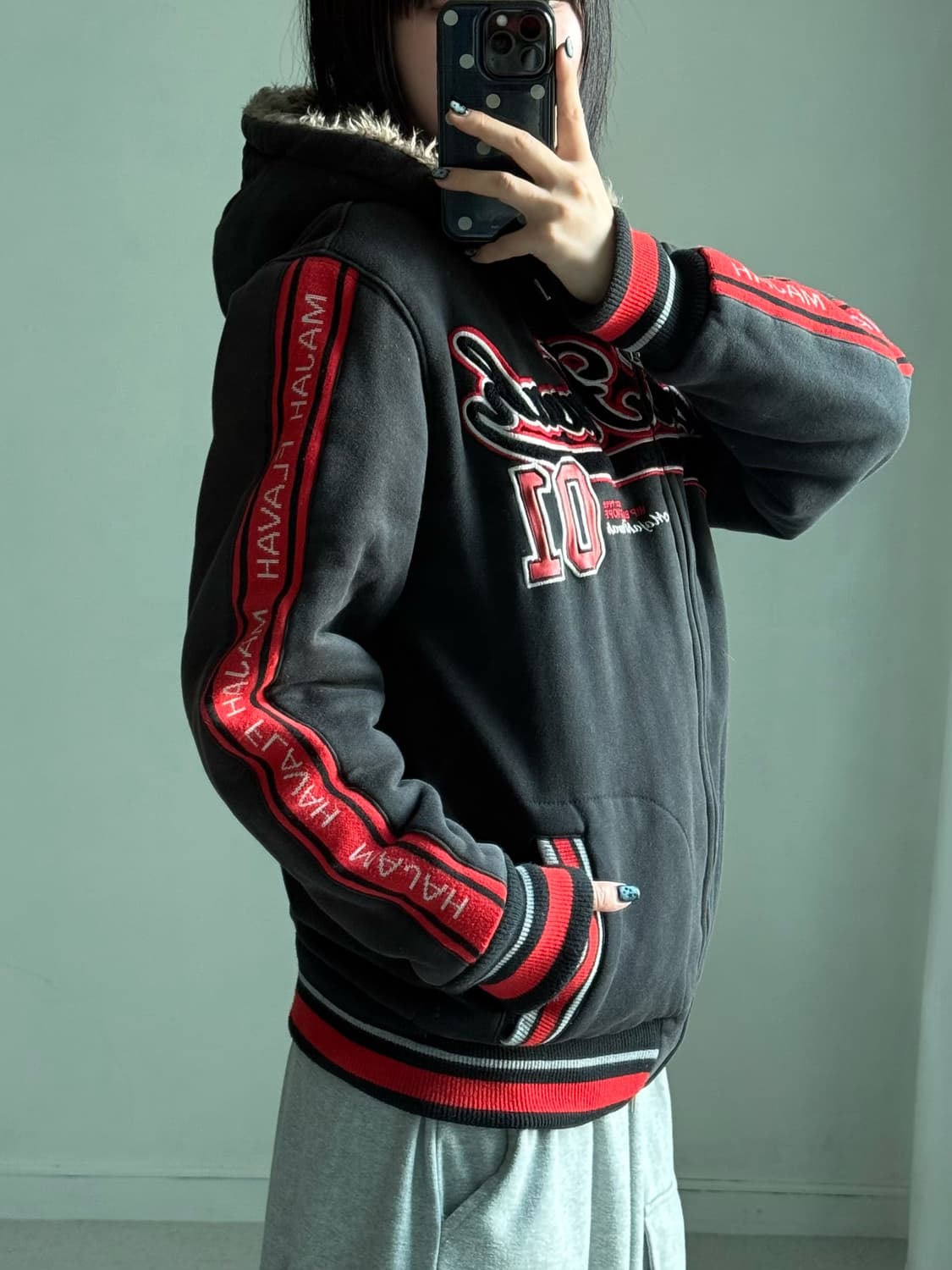 마자플라바 울프죠 후드집업 상품이미지5