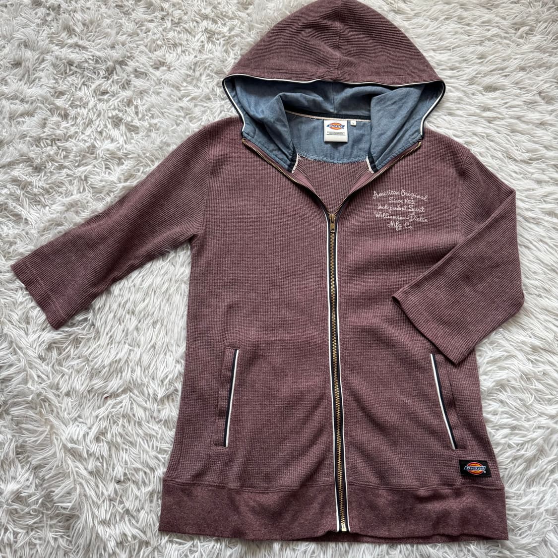 DICKIES 일본빈티지 후드집업 디키즈 7부 y2k 후드집업 L 100 상품이미지3