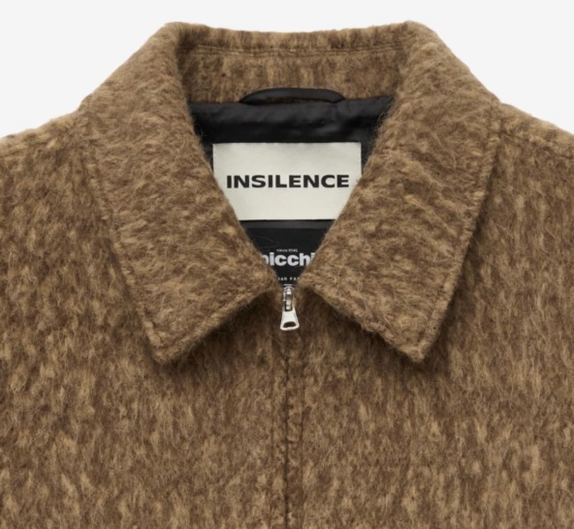 인사일런스 헤어리 울 집업자켓 상품이미지2