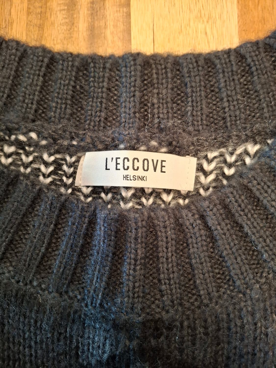 (마지막특가) 르꼬브 패턴 니트 상품이미지2