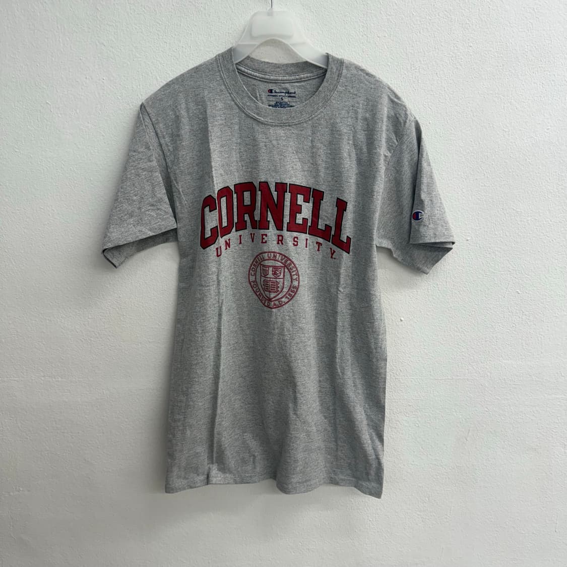 챔피온 cornell 유니버시티 프린팅 그레이 반팔티s 상품이미지1