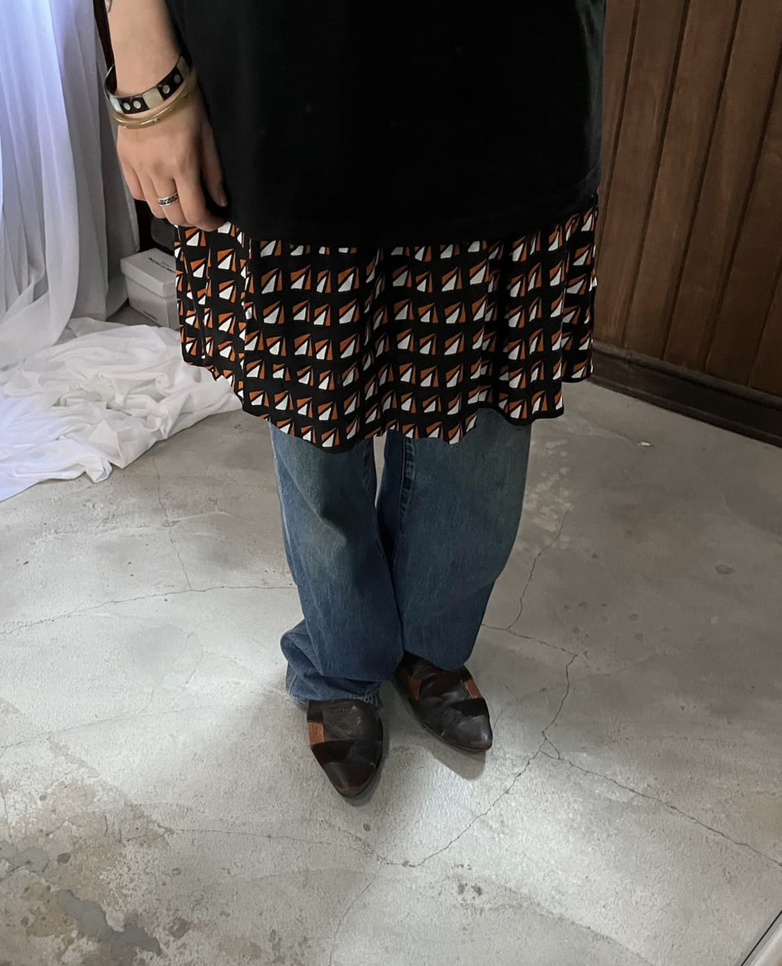 PRADA pattern skirt 상품이미지6