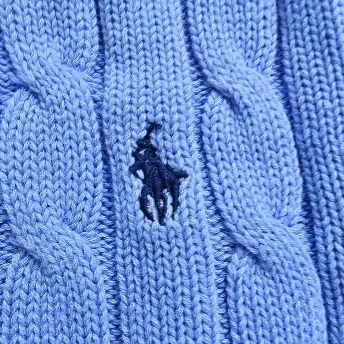 폴로 랄프로렌 브이넥 케이블 니트 ~55 상품이미지6