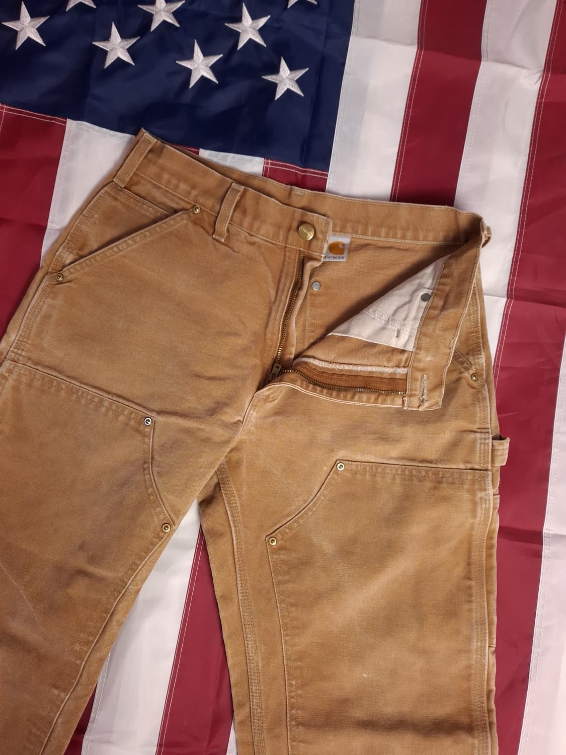 오리지날 미국 제조 칼하트 더블니 워크팬츠 상품이미지7