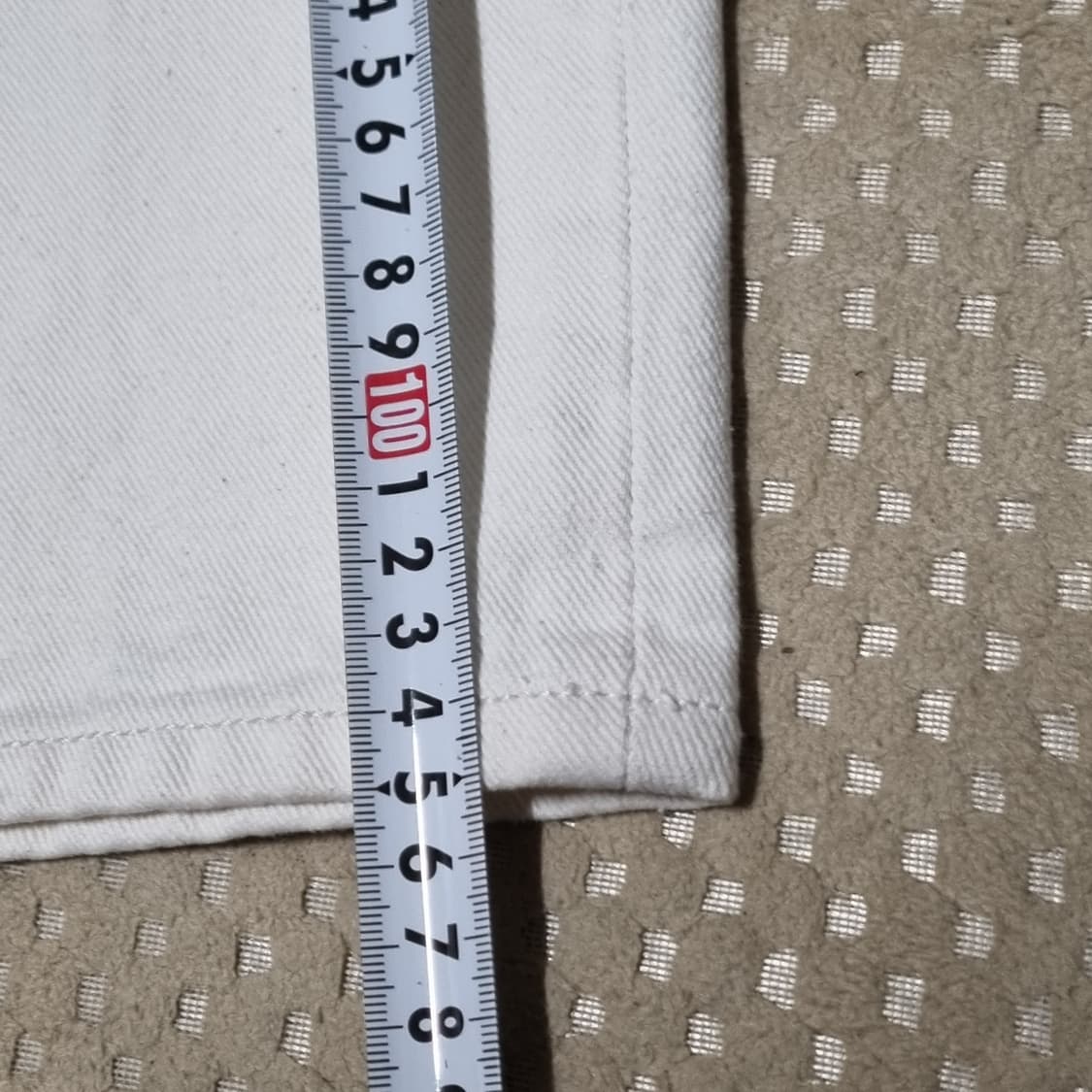 (36인치) 무신사 스탠다드 와이드 크림진 상품이미지6