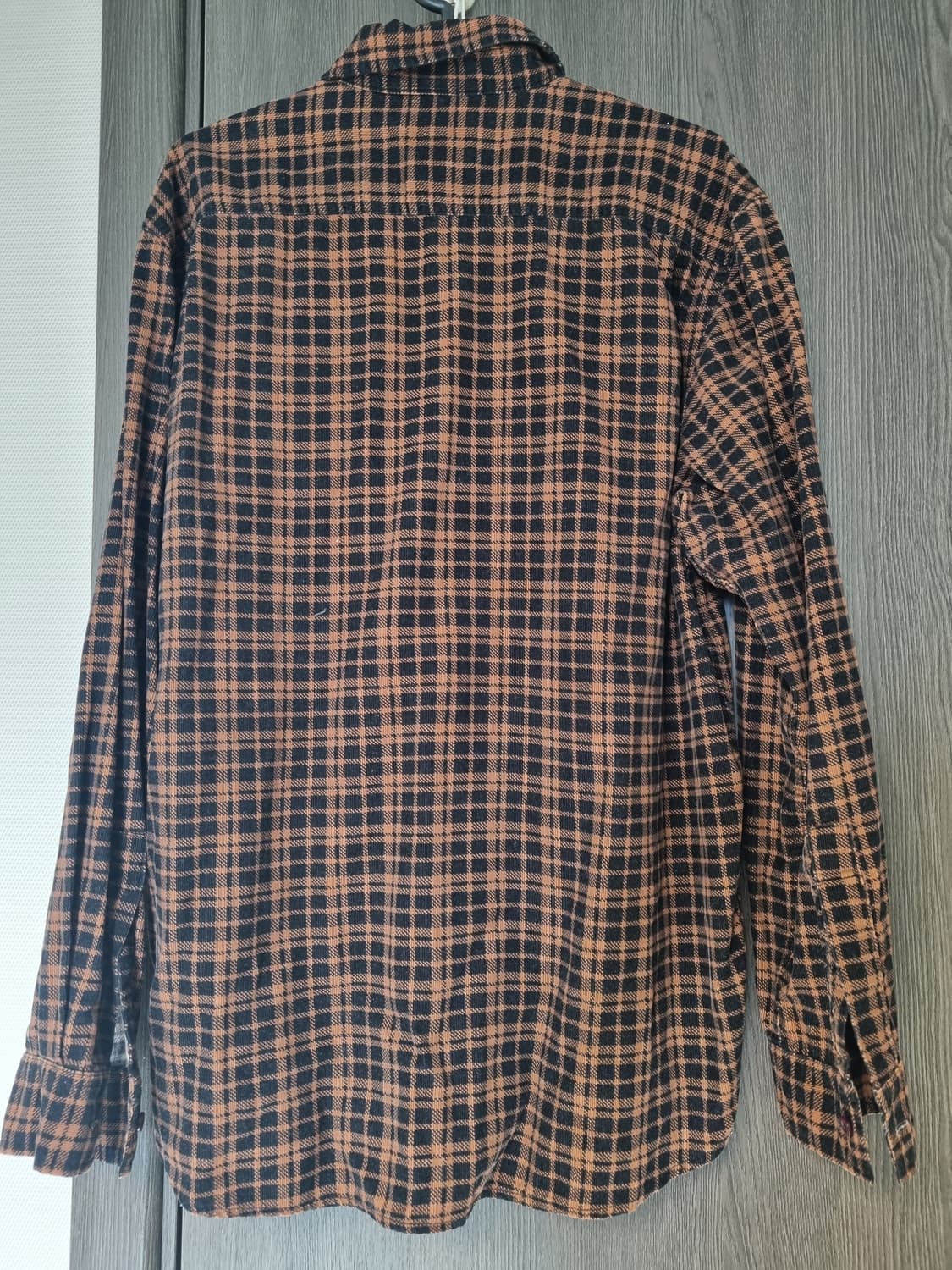 00s 올드 스투시 코듀로이 체크 셔츠 M 상품이미지2