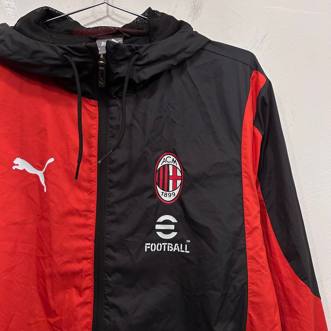 푸마 AC밀란 이너메쉬 후드 바람막이 자켓 상품이미지1