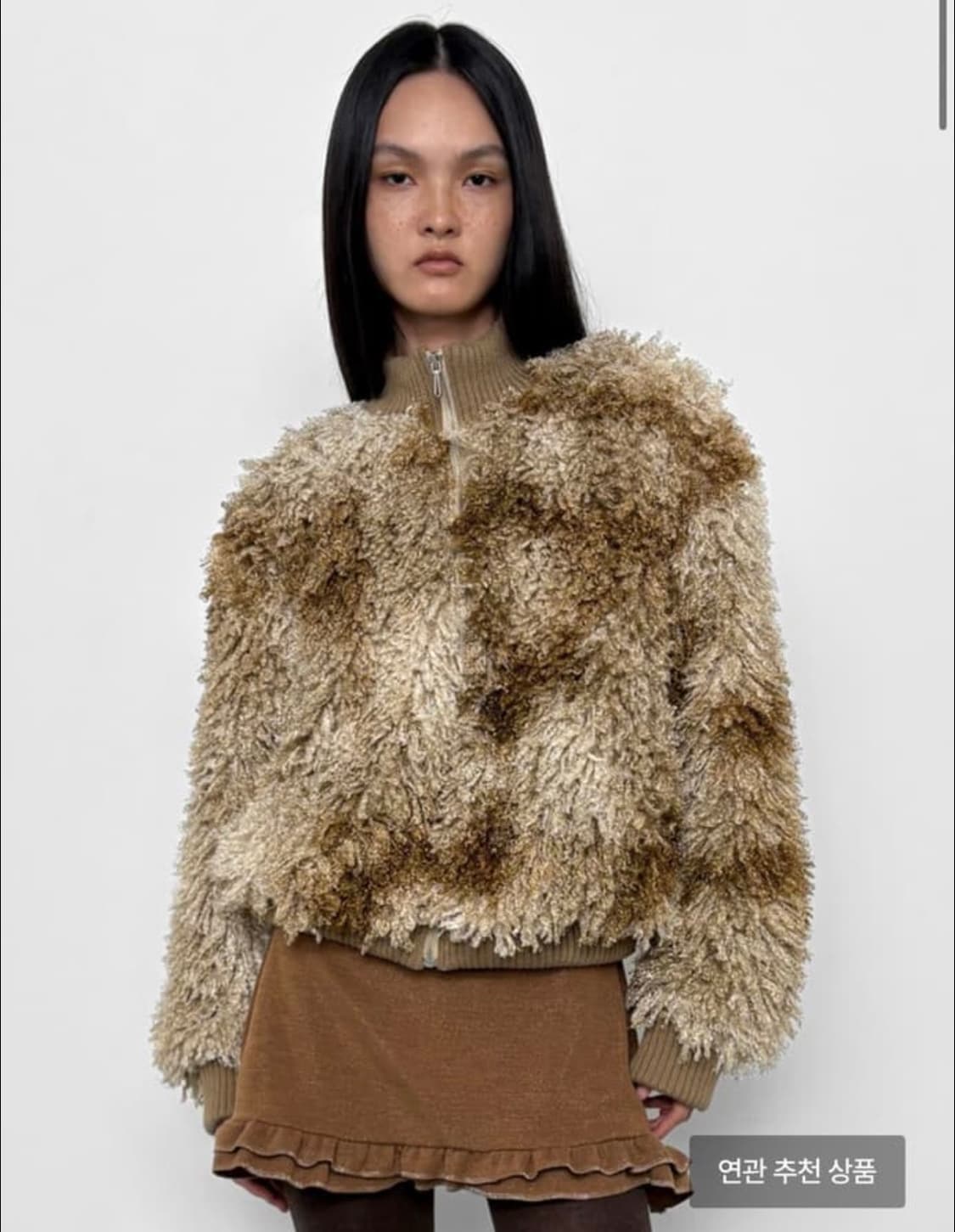 폴리수엠 샤기퍼자켓 상품이미지1