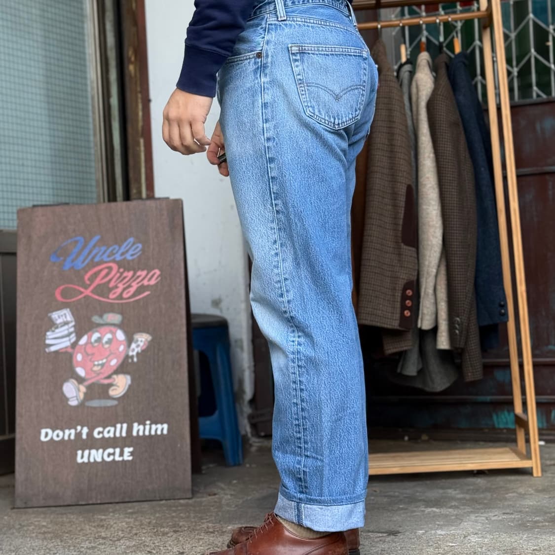 90‘s 리바이스 501 스트레이트 핏 데님 팬츠 36 상품이미지8