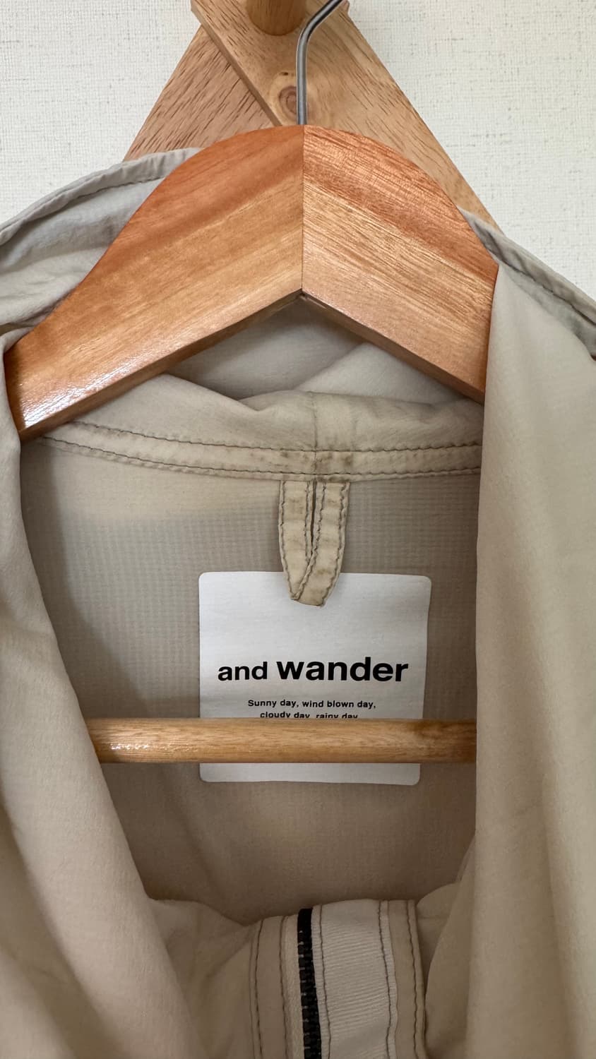 앤드원더 퍼텍스 윈드재킷 바람막이 L ANDWANDER PERTEX 상품이미지8