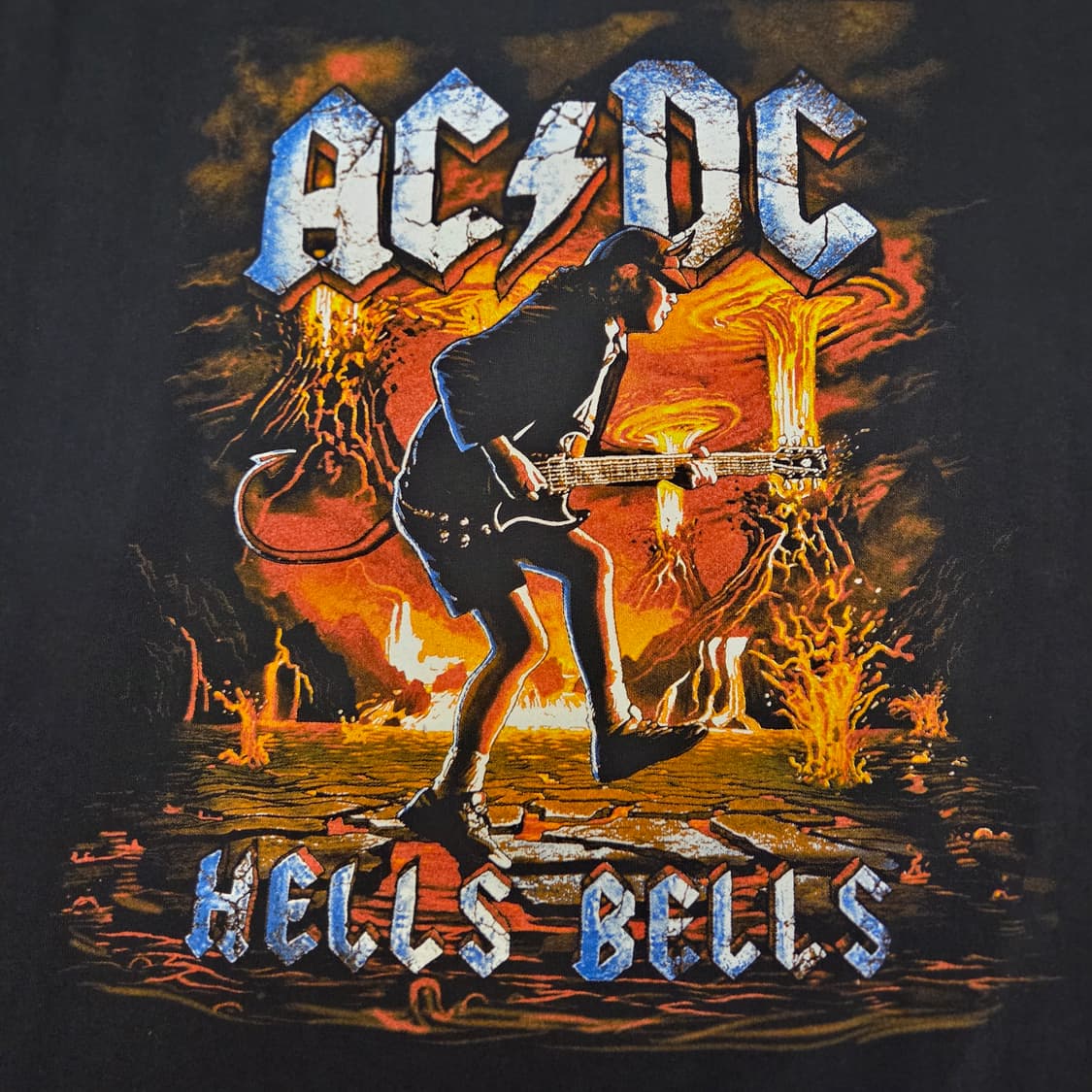 새상품급 미국 빈티지 ACDC 밴드티 락티 반팔티  상품이미지3