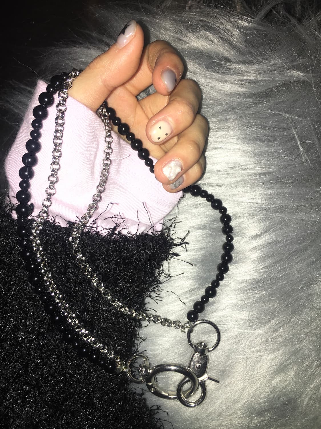 Black Halo ring Necklace 🪐 상품이미지1