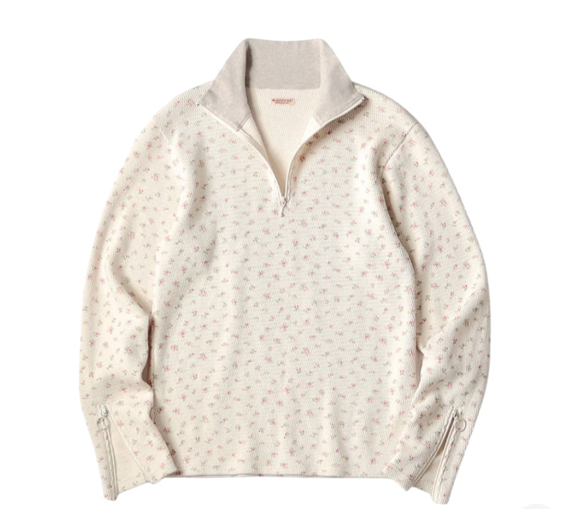 Kapital 와플 저지 스몰 플라워집업 상품이미지1