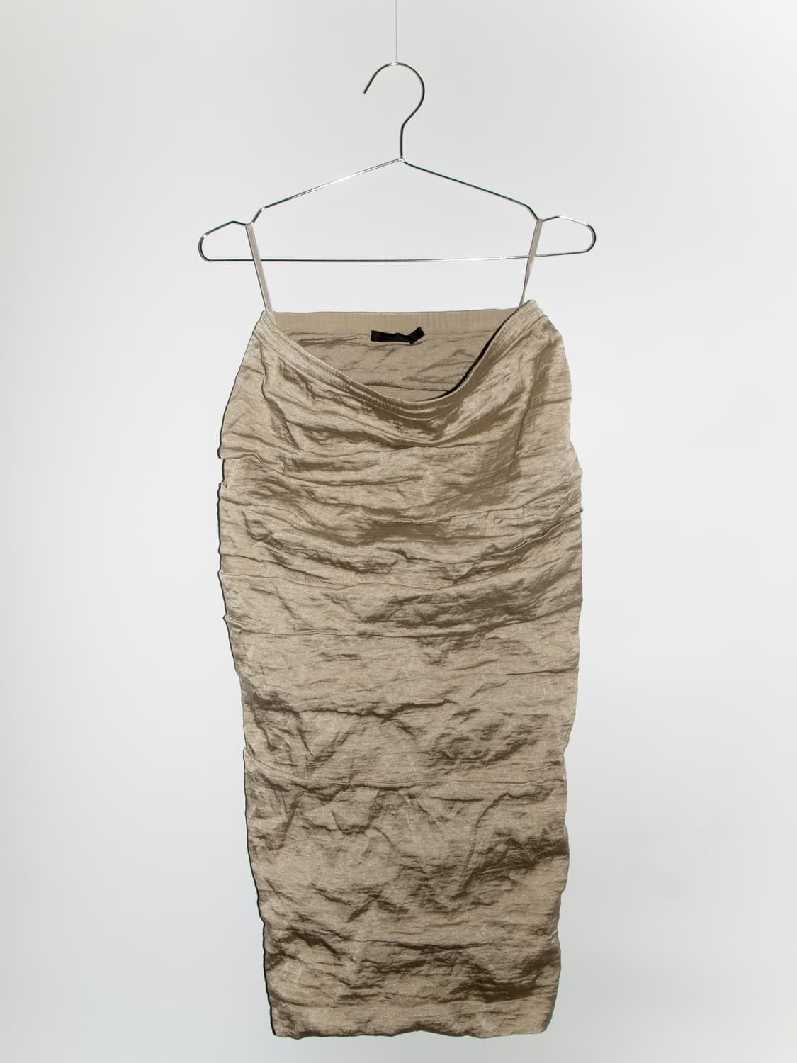 Linen Ruched Drape Skirt 상품이미지1