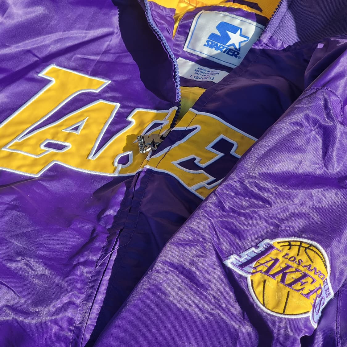 스타터 LA 레이커스 NBA 바람막이 유니폼 L 상품이미지1