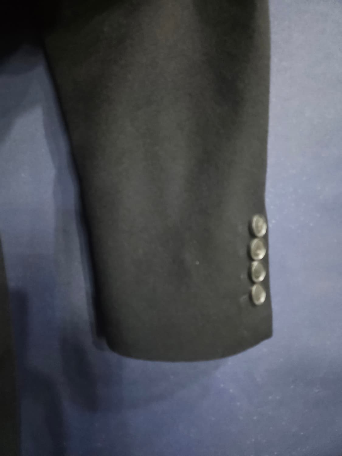 휴고보스 블랙컬러 남성 슬림핏 100 롱코트  상품이미지5