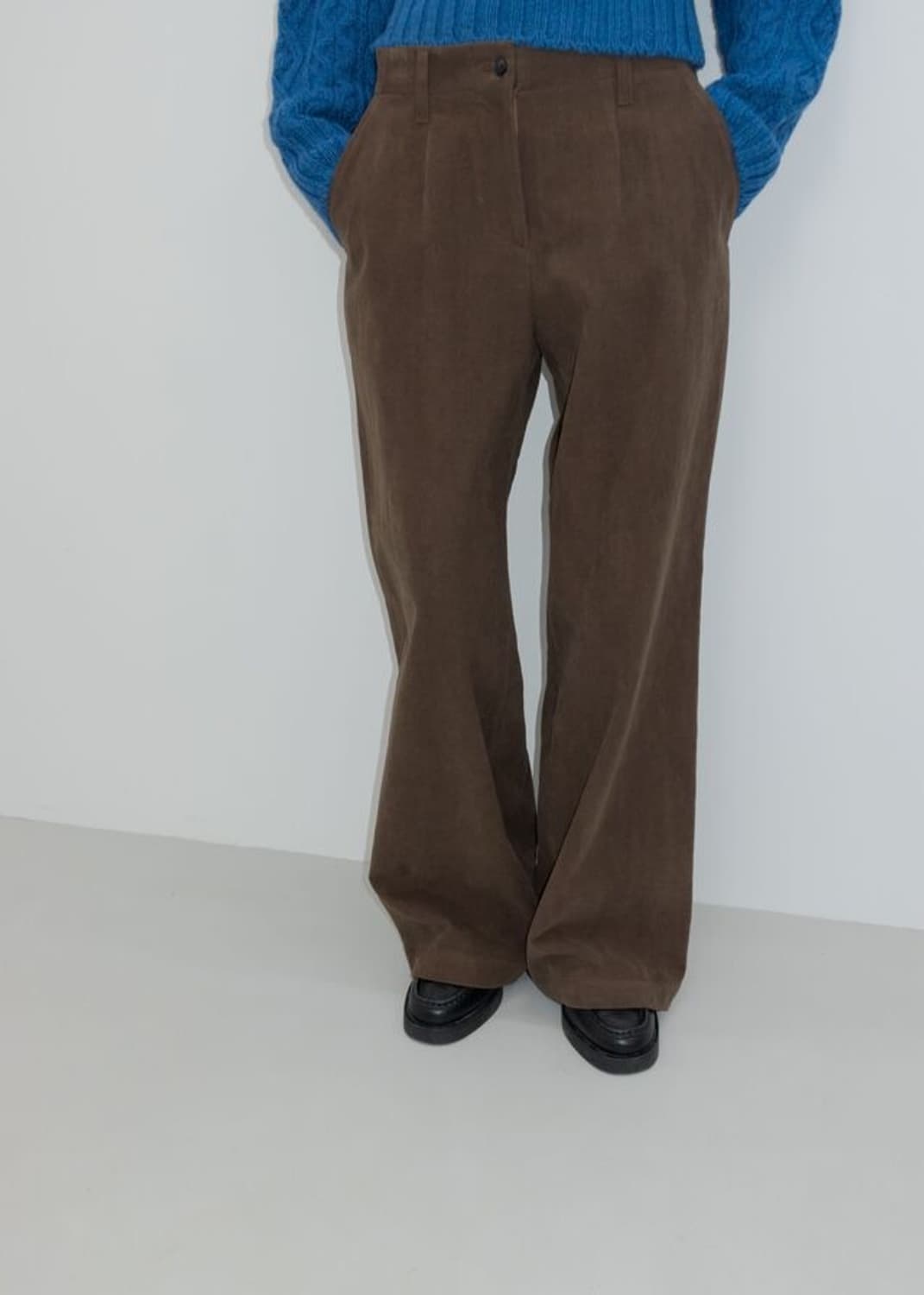 GBH 백 포인트 트라우저 카키 브라운 S 상품이미지2