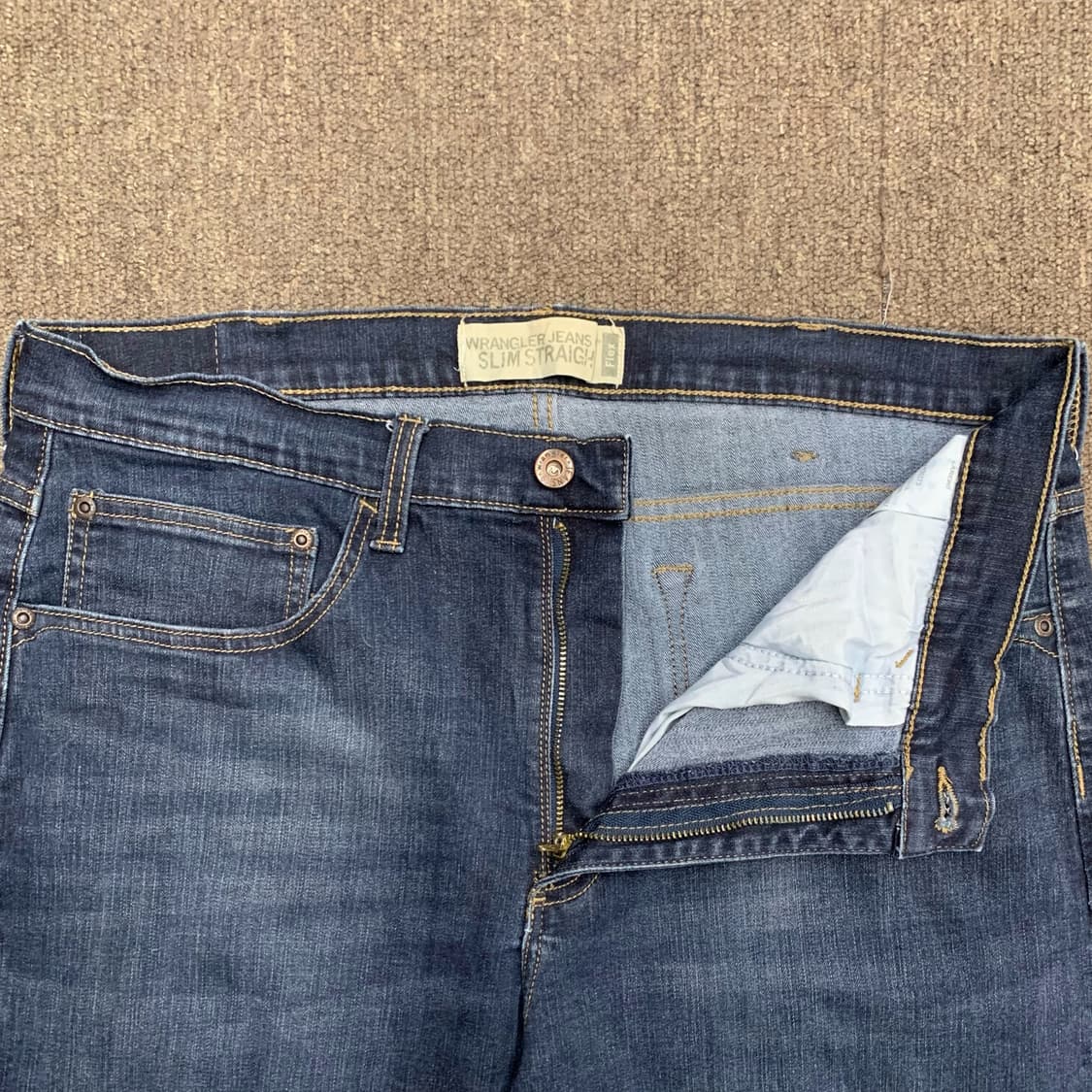 [34] 랭글러 스트레이트핏 데님팬츠 상품이미지4