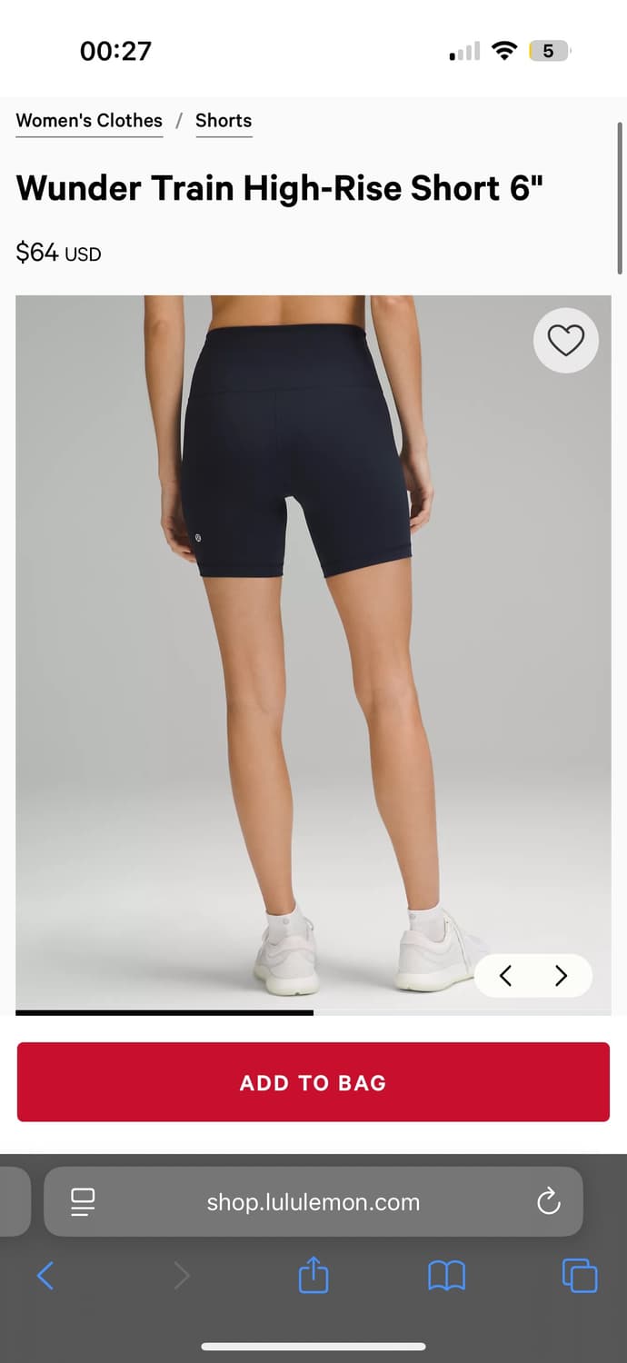 룰루레몬 원더트레인 쇼츠 8인치 10 상품이미지3