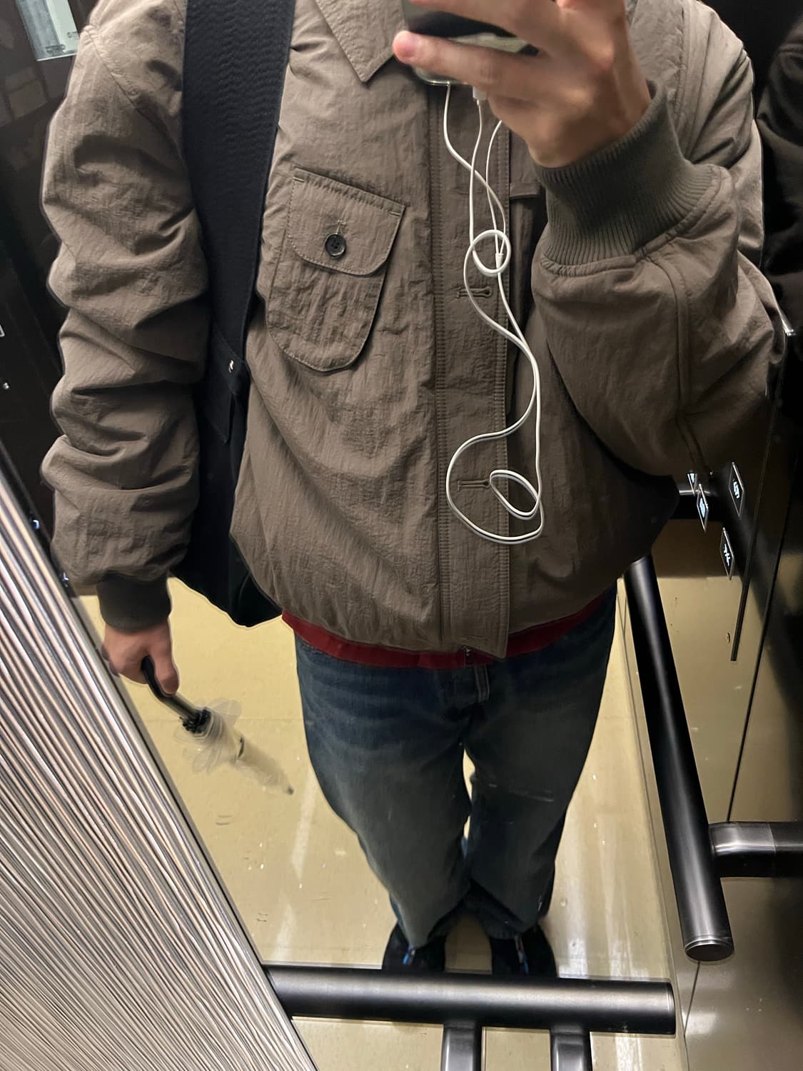 Solid Pocket MA-1_brown 상품이미지1