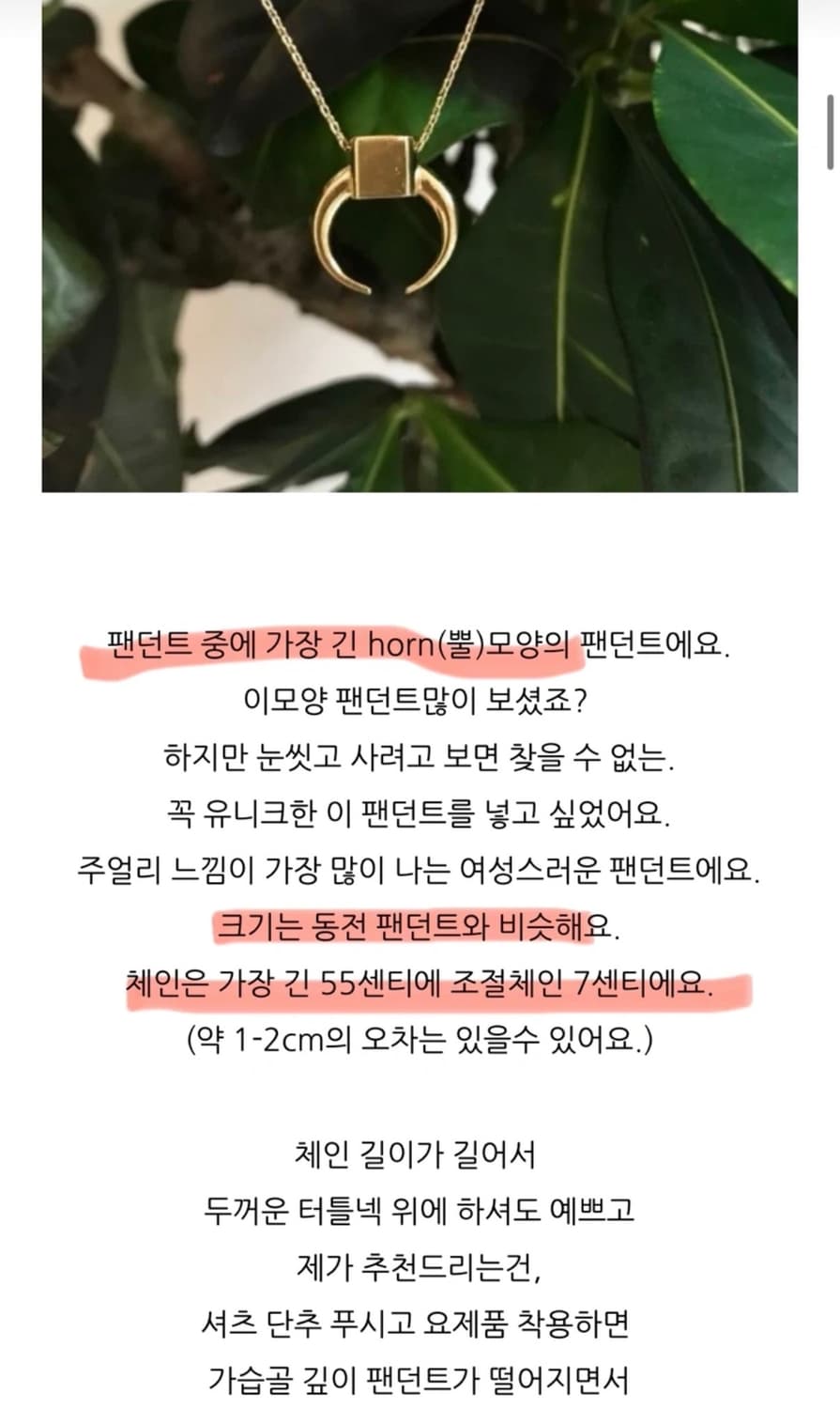 소윰 팬던트 레이어드 목걸이 상품이미지8