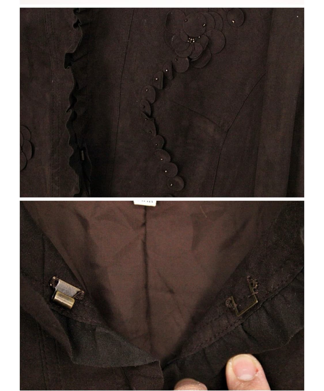 빈티지 페이크 스웨이드 자켓 상품이미지3