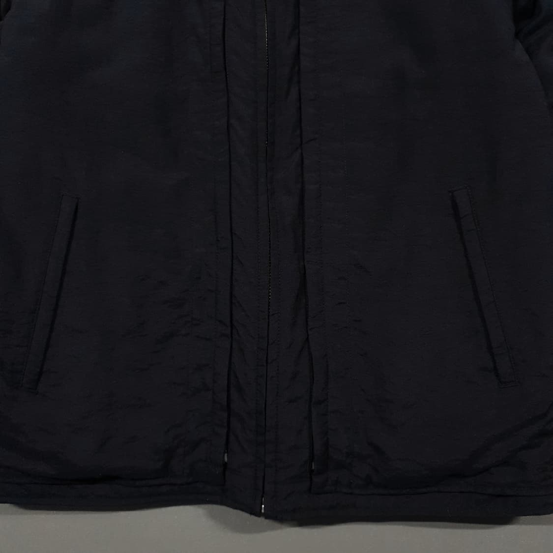 실측 XL) 에디바우어 00s 미니멀 카라 폴리쉘 이중 유틸리티 자켓 상품이미지4