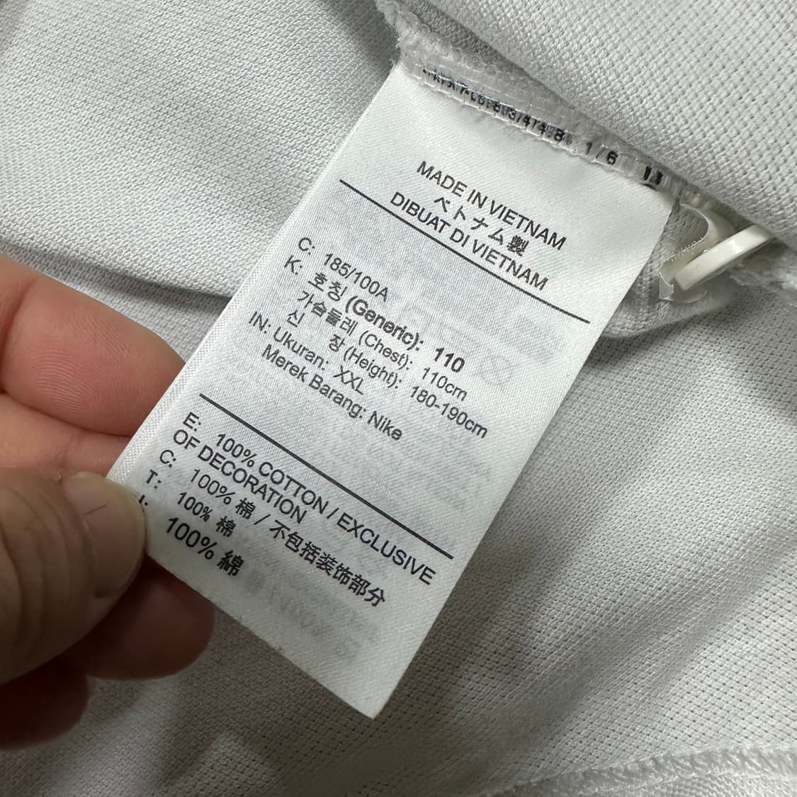 ✨ (바배) 나이키 화이트 카라 반팔티  상품이미지4