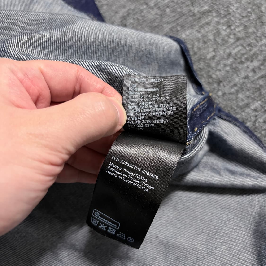 COS 웨스턴 데님 셔츠 상품이미지6