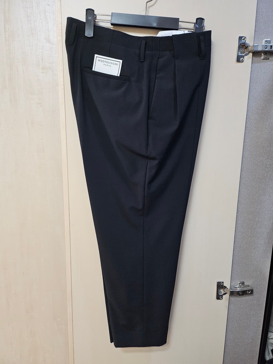 우영미 블랙 남성 바지 52사이즈 상품이미지1