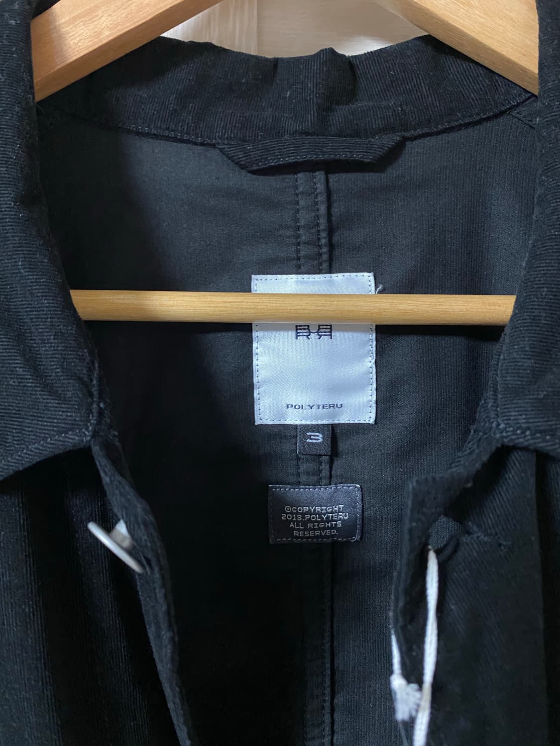 [3] 폴리테루 초어 자켓 블랙 상품이미지6