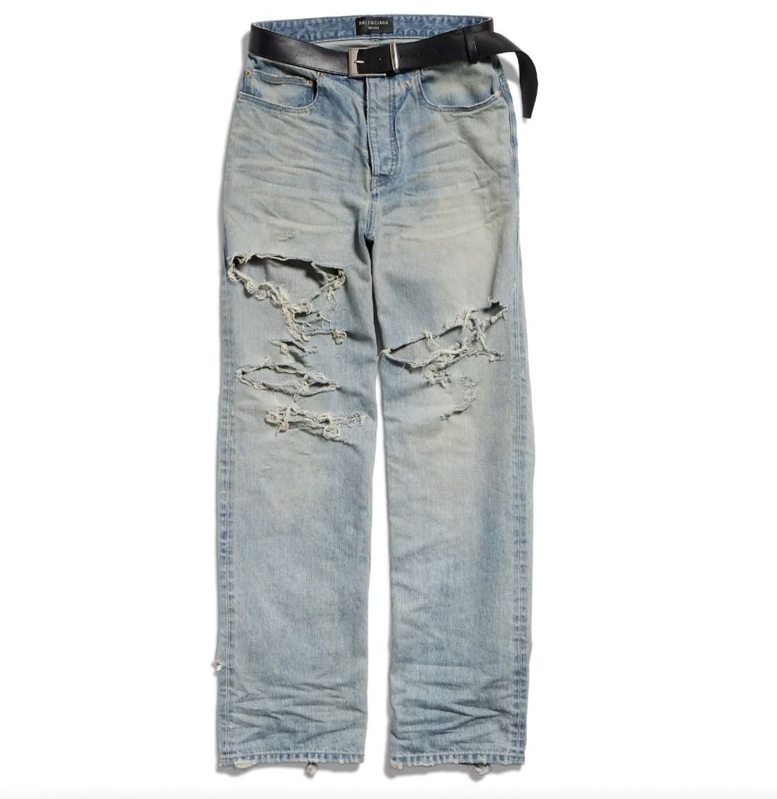발렌시아가 인티그레이티드 벨트 데님 팬츠 L 상품이미지10