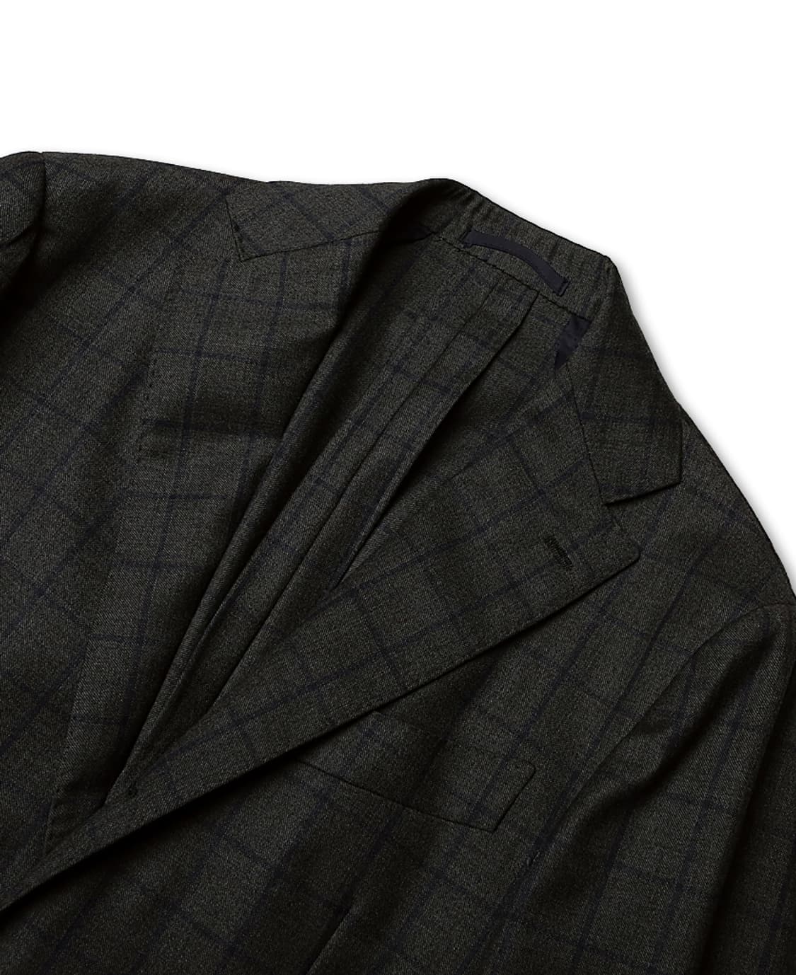 링자켓 [Ring Jacket] 블랙 라벨 울 체크 재팬 나폴리 수트 상품이미지3