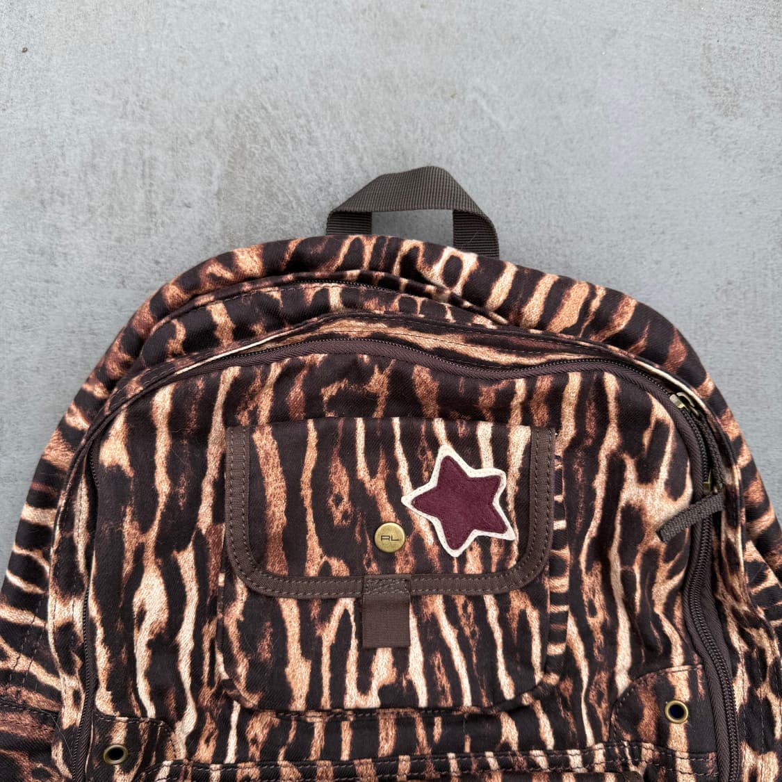 폴로 랄프로렌 레오파드 백팩 상품이미지2