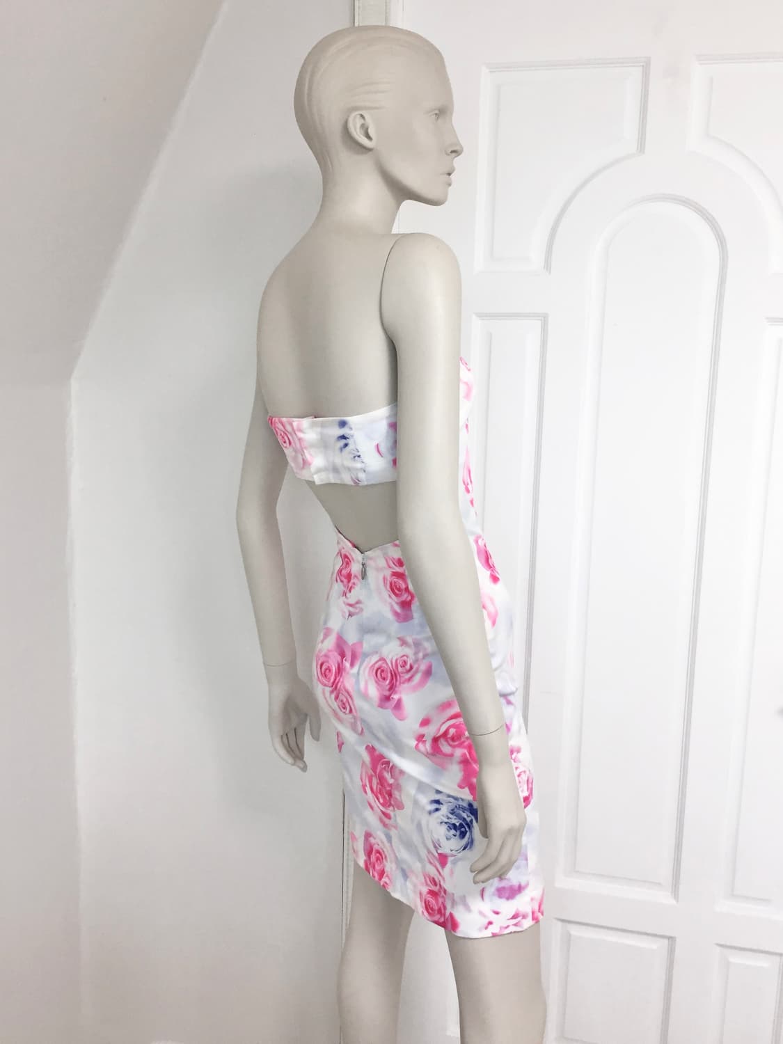 Versus 1990’s airbrush Rose mini dress 상품이미지9
