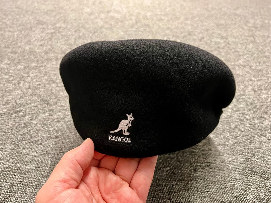 캉공 울 헌팅캡 504 블랙 새제품  상품이미지4