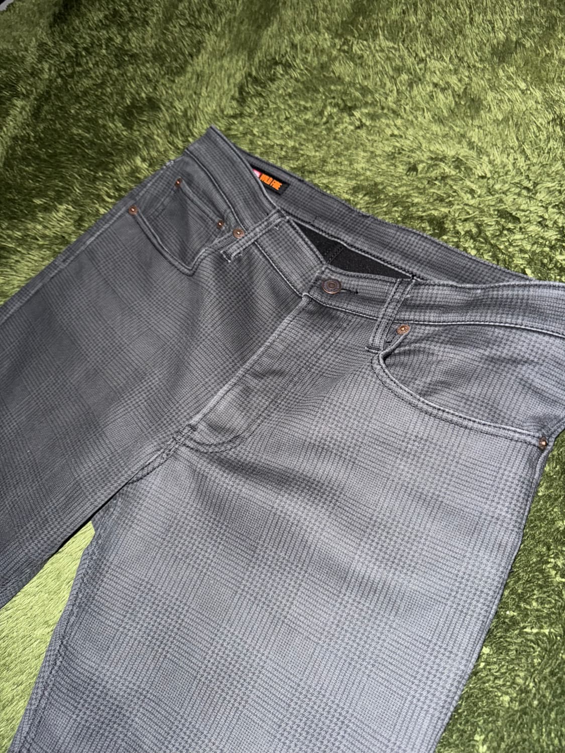 [32] EDWIN 에드윈 재팬 WILD FIRE 웜 체크 팬츠 상품이미지2