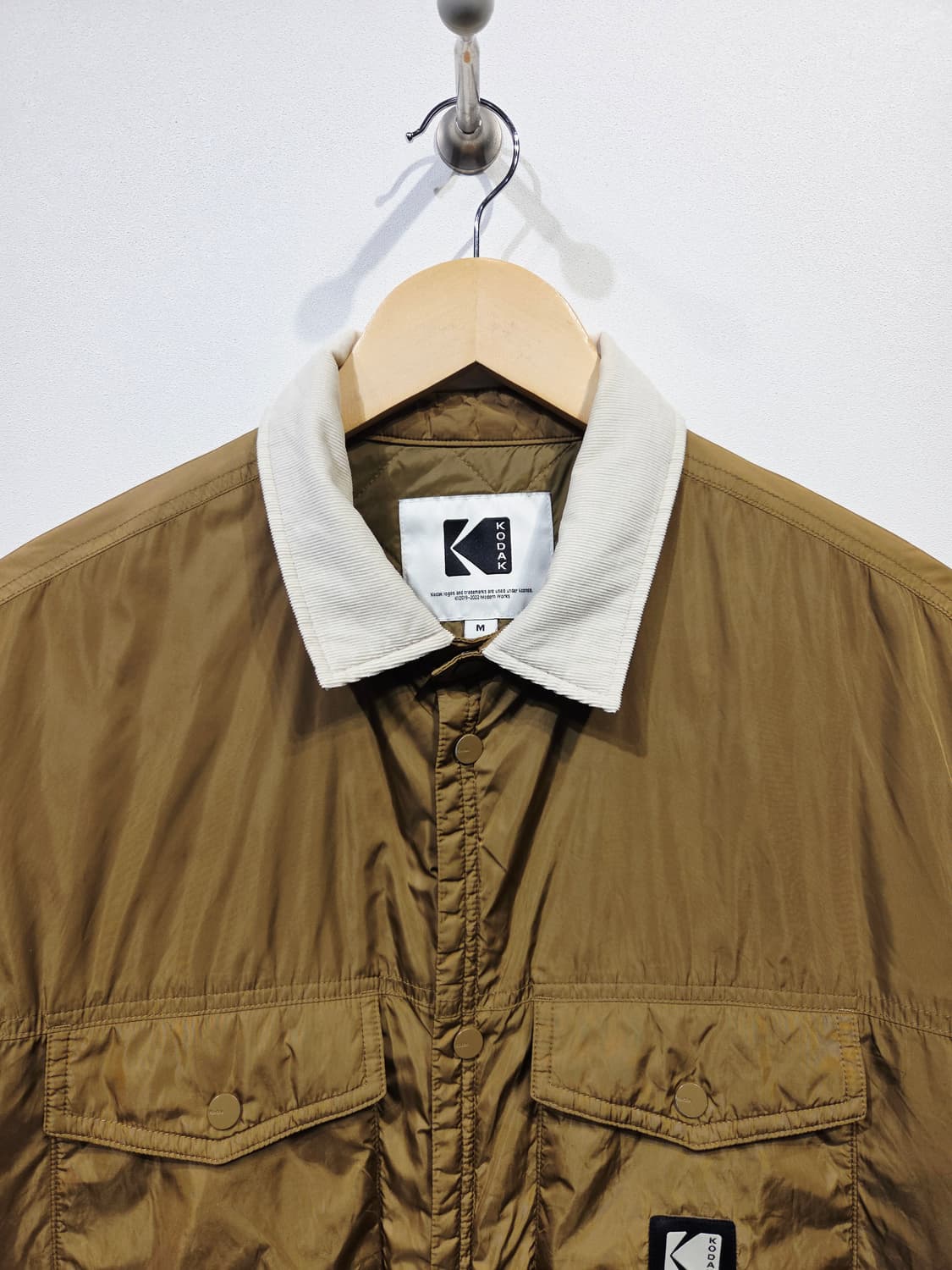 코닥(KODAK) 코듀로이 카라 퀼팅 자켓 상품이미지3