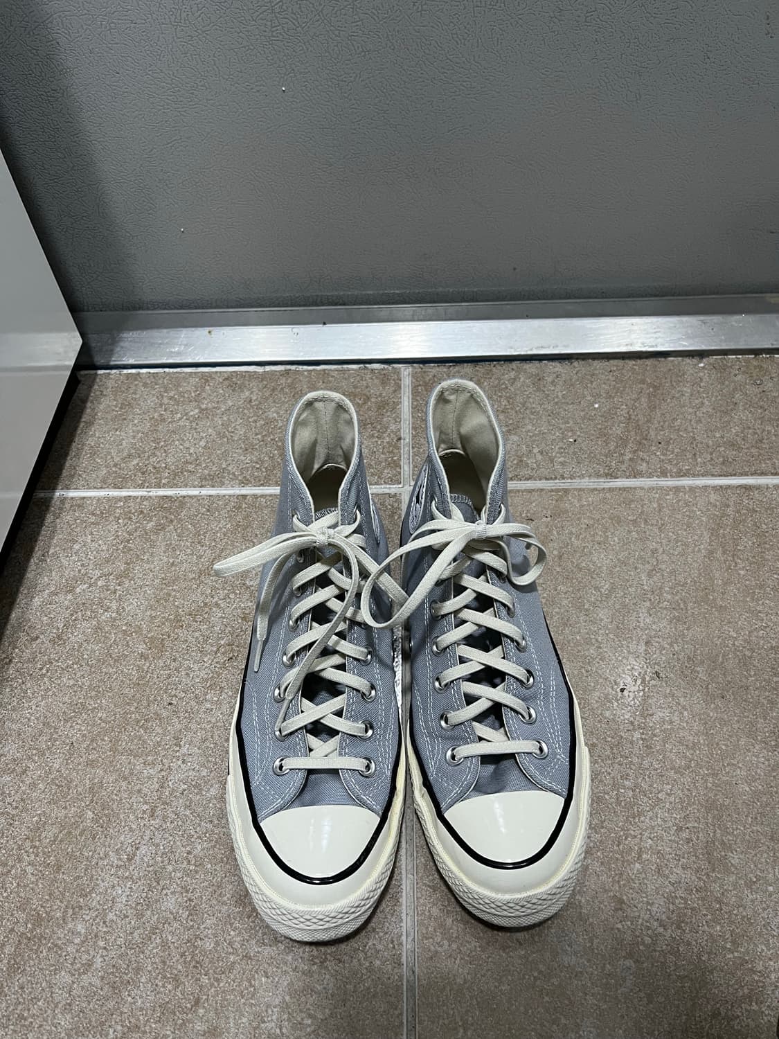 ‼️고무끈 포함) 컨버스 척 70 하이 울프그레이 245 상품이미지3