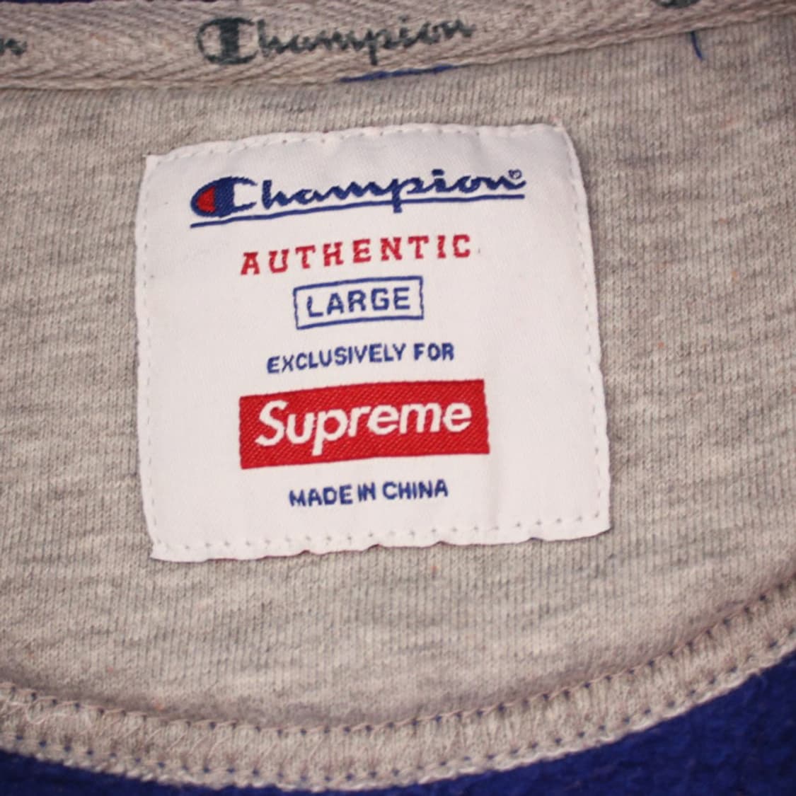 Supreme X Champion 기모 후드 티 상품이미지6