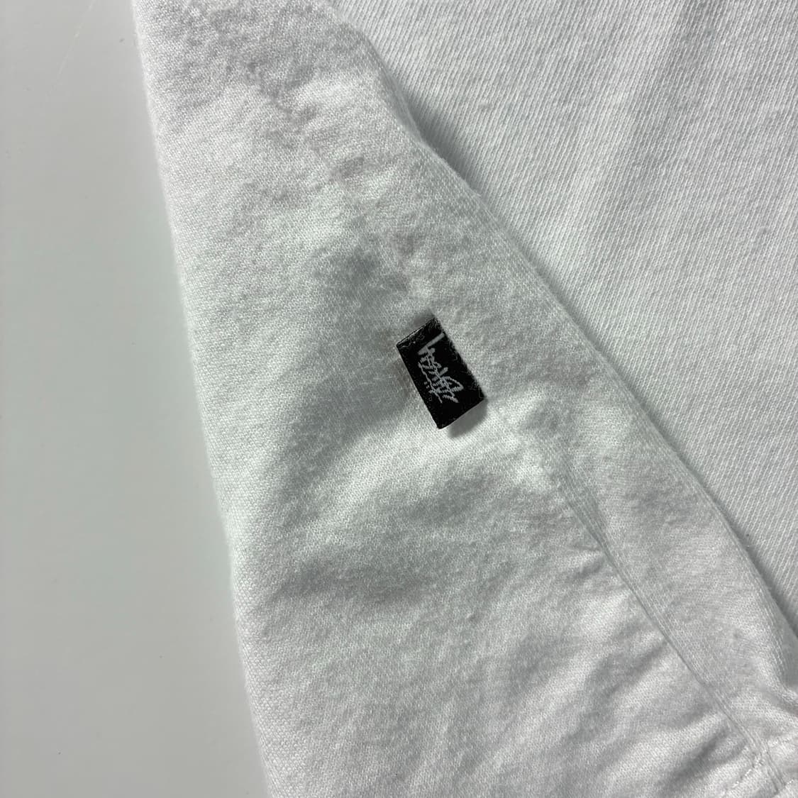 Stussy  스투시 스탁로고 베이직 화이트 반팔티셔츠  상품이미지3