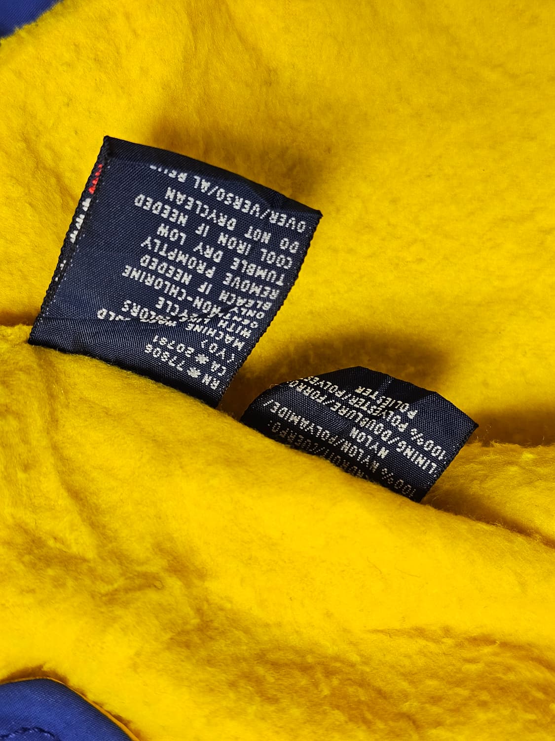 90s 빈티지 올드스쿨 타미힐피거 후리스 안감 바람막이 XXL 상품이미지9