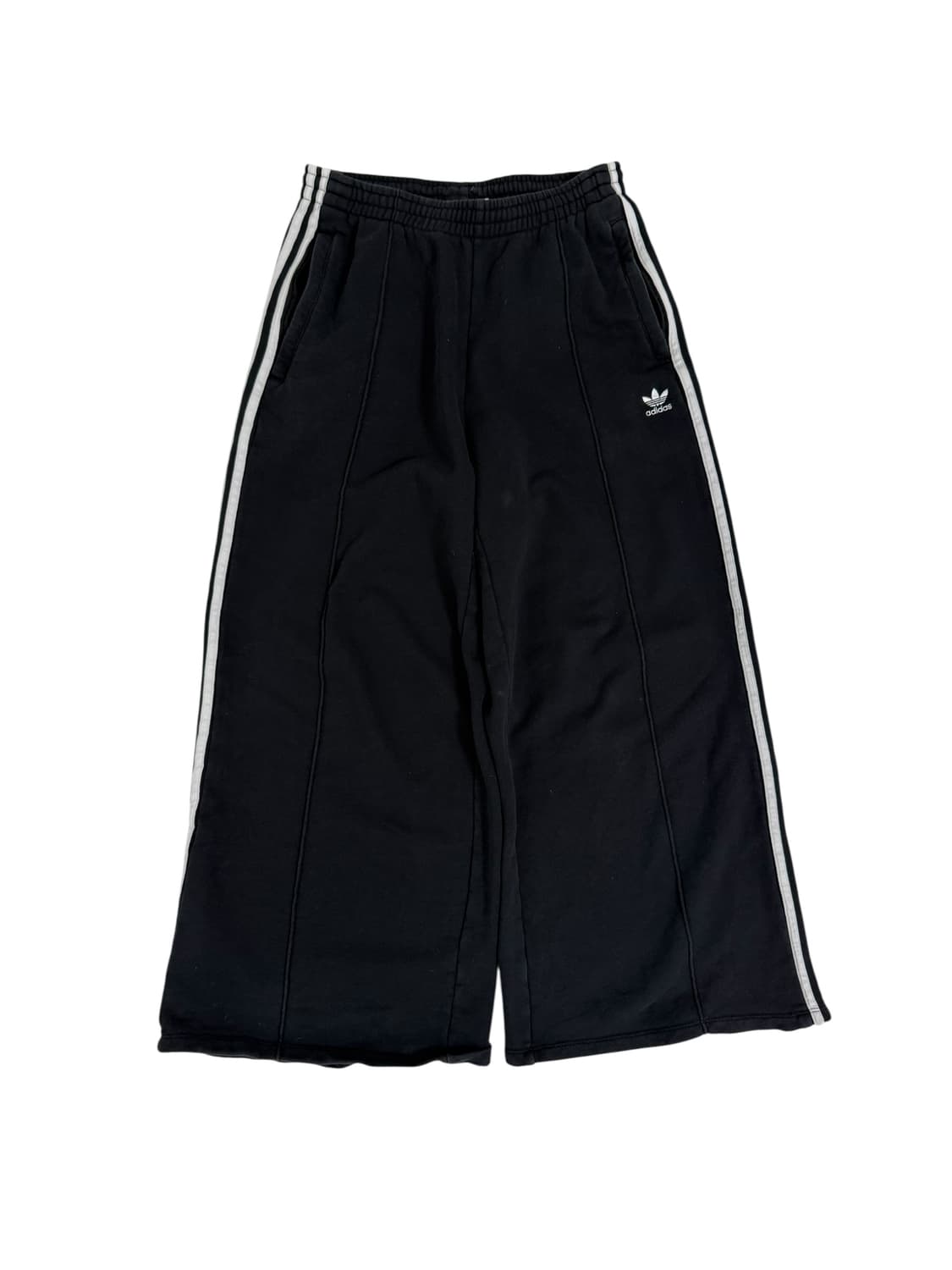 아디다스 블랙 와이드 스웻팬츠 상품이미지5